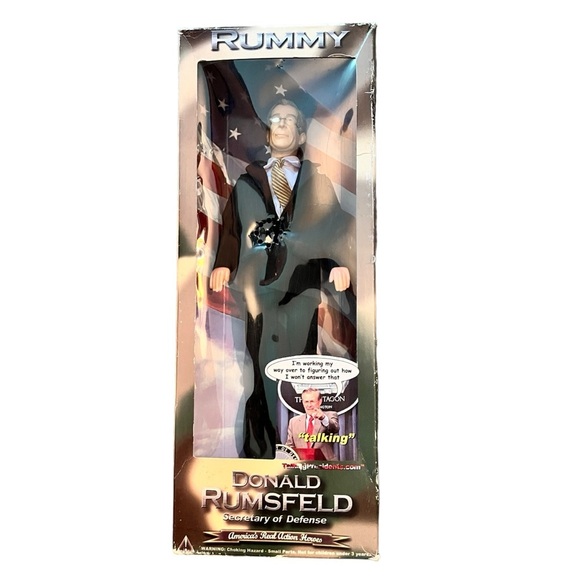 Vintage "Rummy" Donald Rumsfeld Doll NIB - Picture 1 of 7